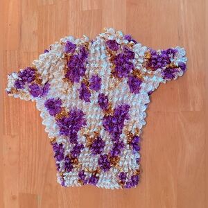 Handmade Multicolor Knit Top